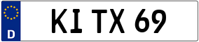 Truck License Plate